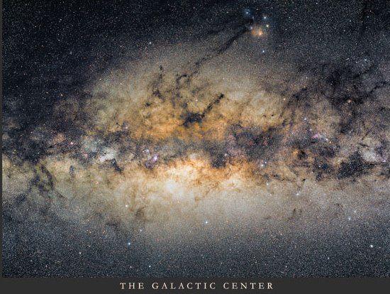 O centro da galxia